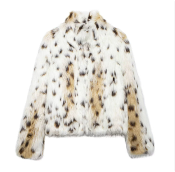 Winter Plush Coat Fashion Warm Thicken Fluffy Lapel Jacket