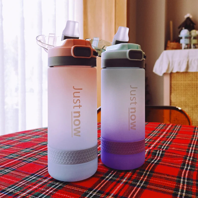 600ml New Fashion Water Bottle Free Shipping Items Portable Outdoor Shaker Sport Cute Drinking Plastic Water Bottles