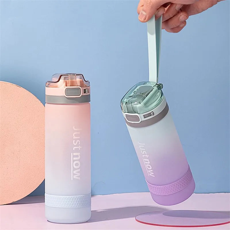 600ml New Fashion Water Bottle Free Shipping Items Portable Outdoor Shaker Sport Cute Drinking Plastic Water Bottles