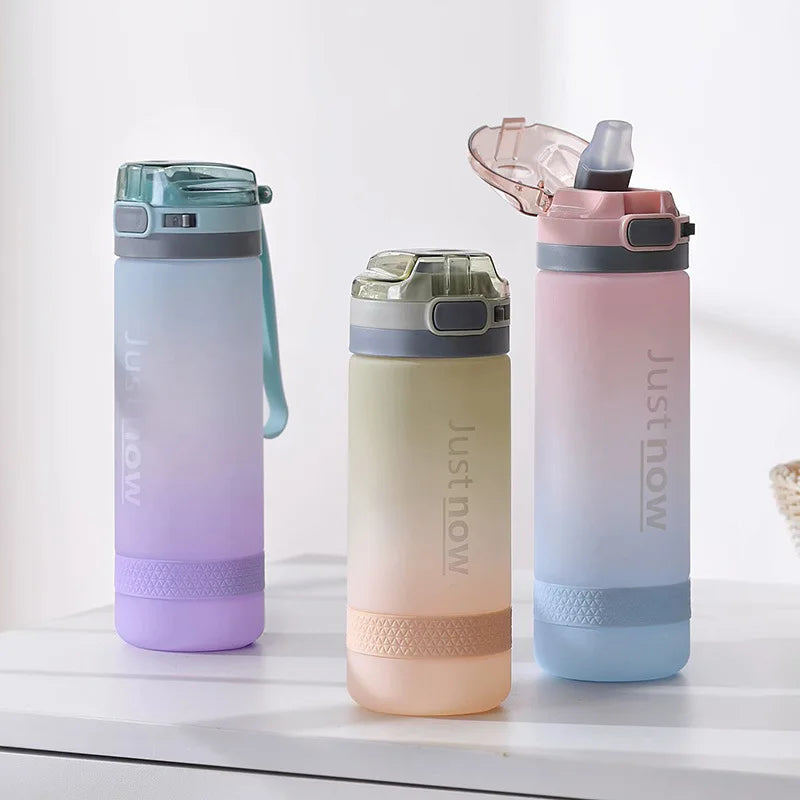 600ml New Fashion Water Bottle Free Shipping Items Portable Outdoor Shaker Sport Cute Drinking Plastic Water Bottles