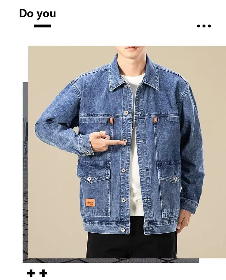 Loose Men's Denim Jacket