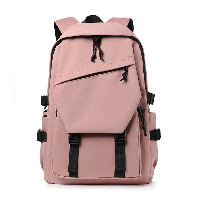 Simple solid color backpack,  travel backpack