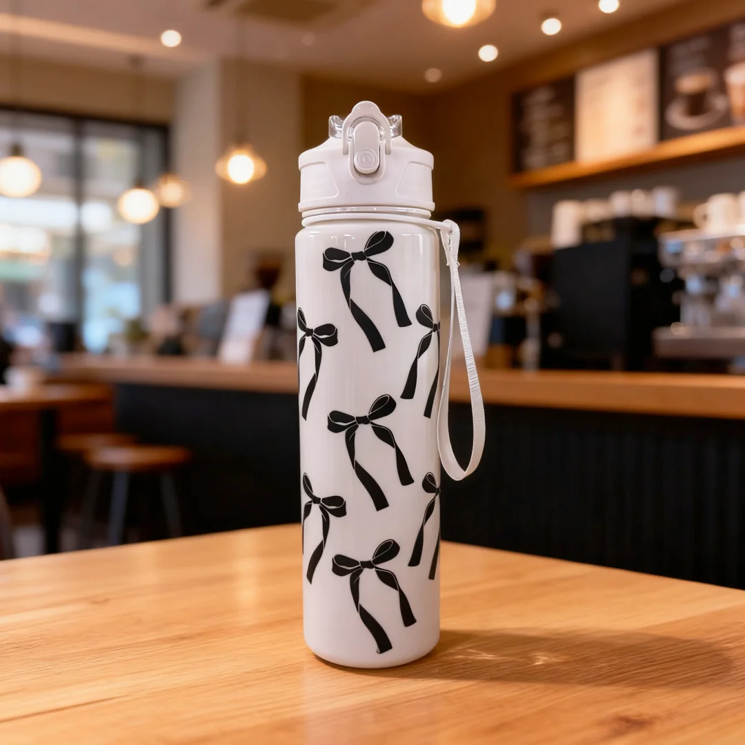 Cute Bow & Flower Water Bottles