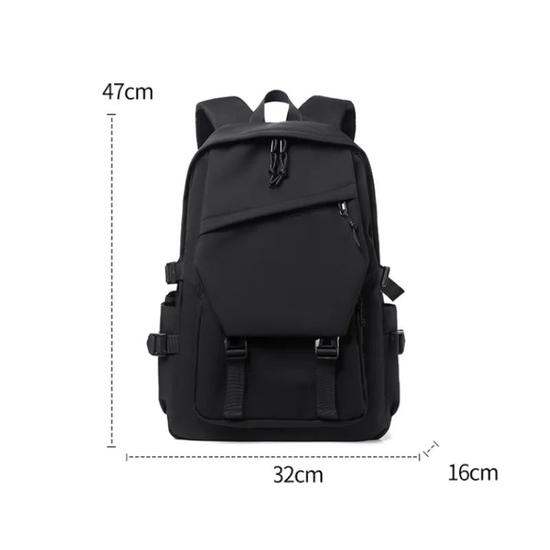 Simple solid color backpack,  travel backpack