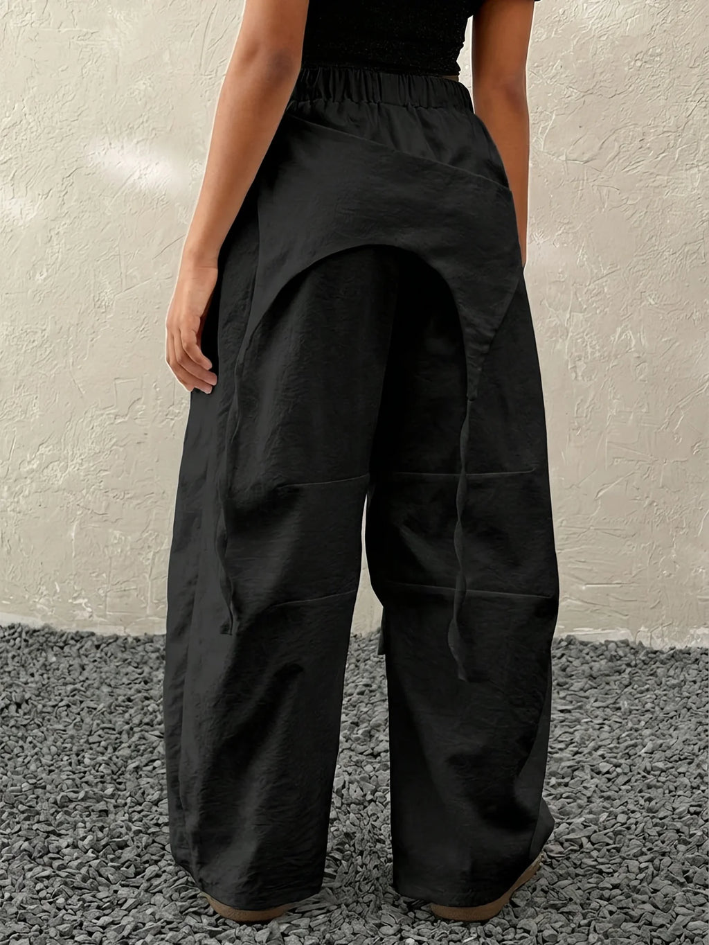 Girls' Autumn Pants, Girls' Cargo Wide-Leg Pants