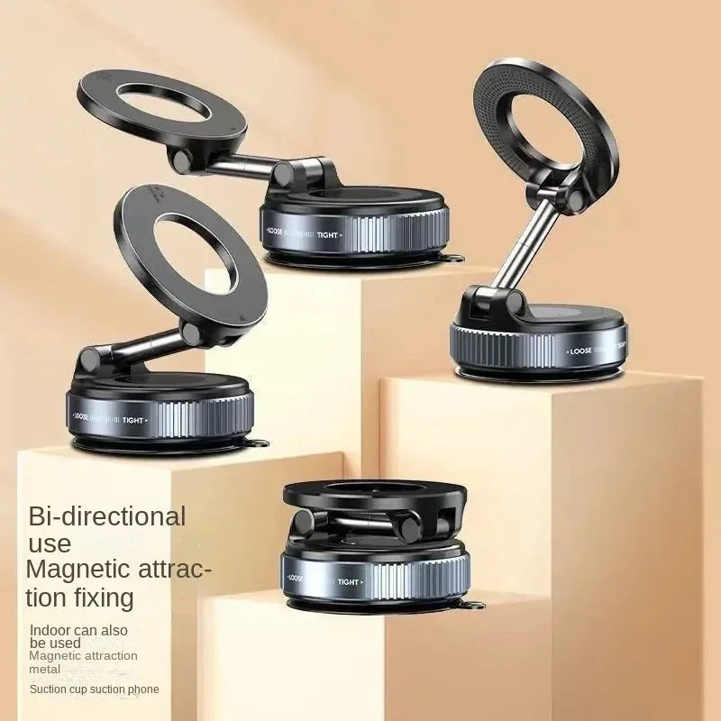 360° Rotating Vacuum Magnetic Car Phone Holder