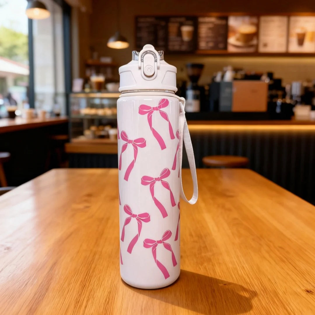 Cute Bow & Flower Water Bottles