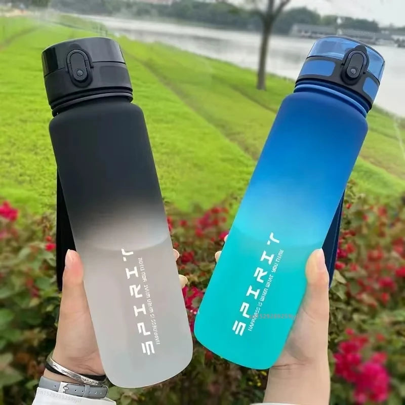 1 Liter Large Capacity Sports Water Bottles