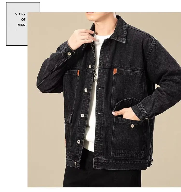 Loose Men's Denim Jacket