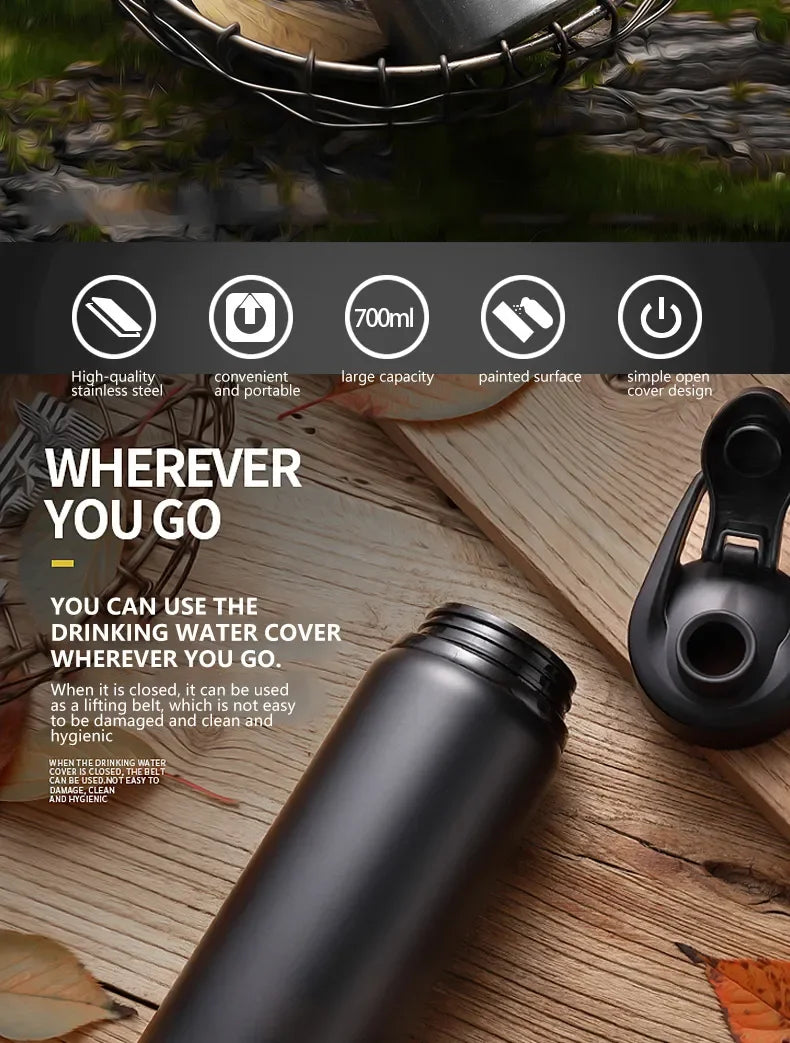 Metal Portable Water Bottle