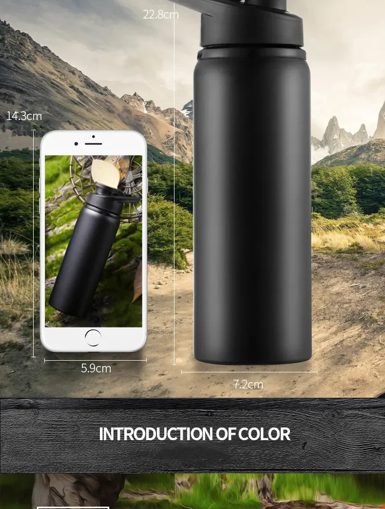 Metal Portable Water Bottle