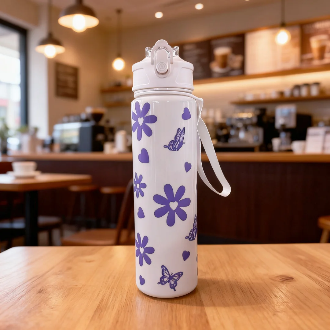 Cute Bow & Flower Water Bottles