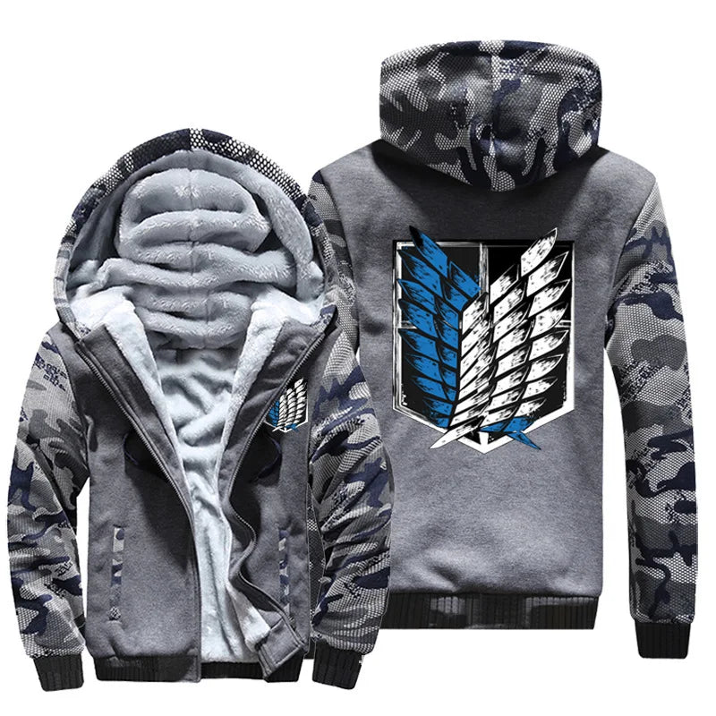 Men's Winter Coat SweatshirtAnime