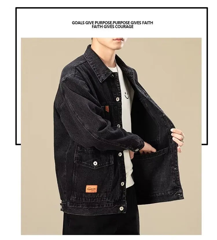 Loose Men's Denim Jacket
