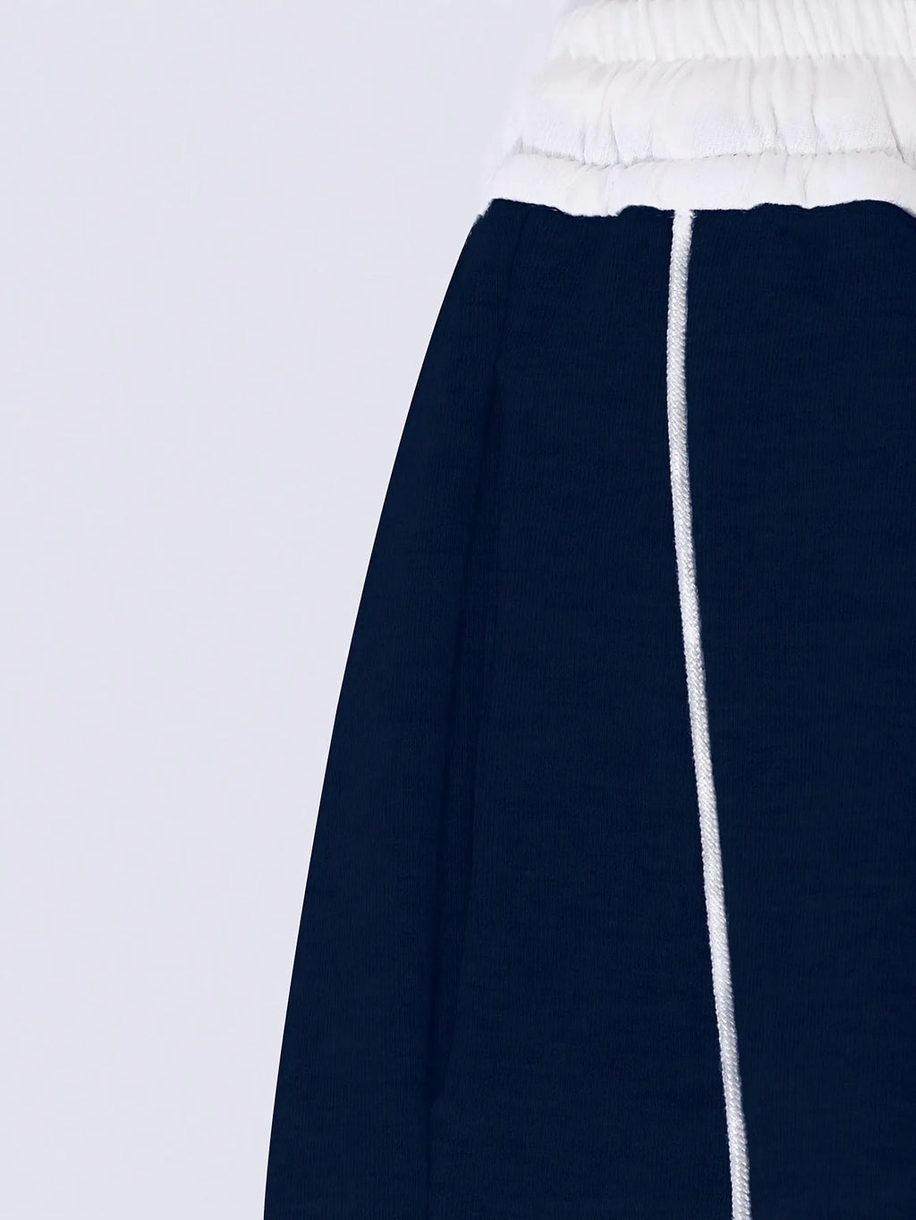 Girls High Waist Drawstring Wide Leg Pants