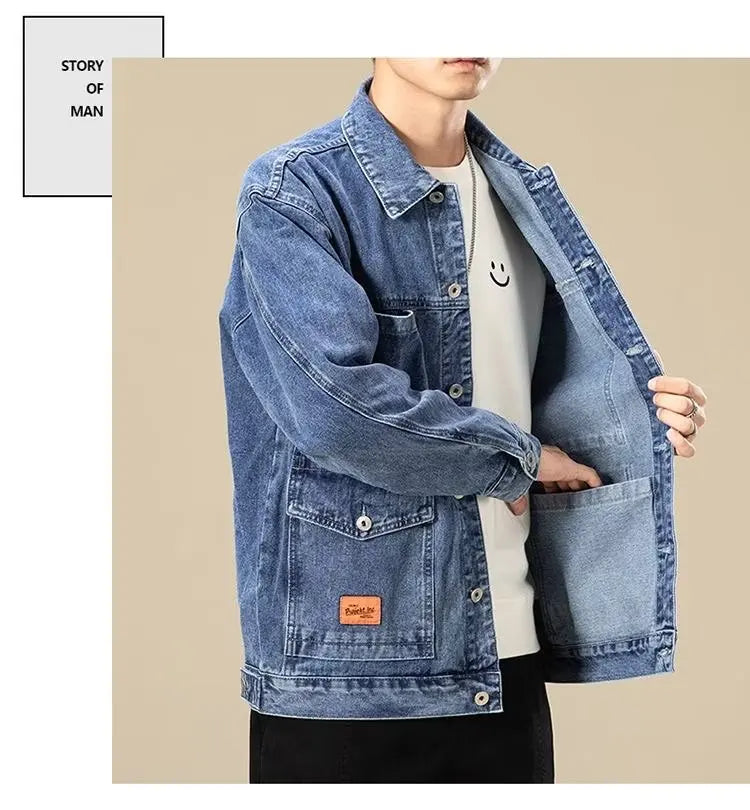 Loose Men's Denim Jacket