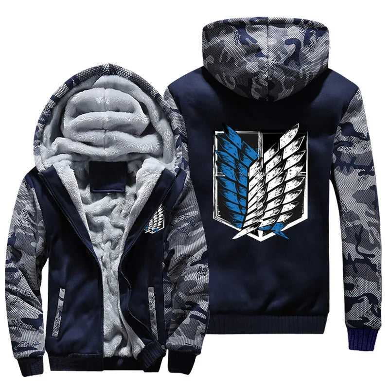 Men's Winter Coat SweatshirtAnime