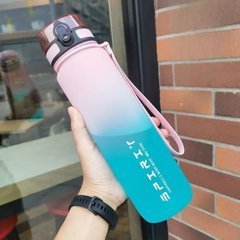 1 Liter Large Capacity Sports Water Bottles