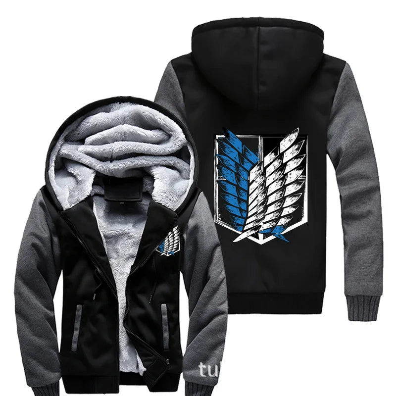 Men's Winter Coat SweatshirtAnime